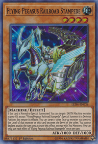 Flying Pegasus Railroad Stampede [LED4-EN036] Super Rare - POKÉ JEUX