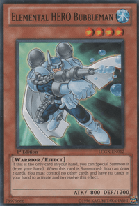 Elemental HERO Bubbleman [LCGX-EN012] Common - POKÉ JEUX