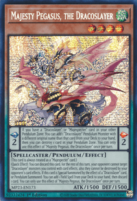 Majesty Pegasus, the Dracoslayer [MP23-EN173] Prismatic Secret Rare - POKÉ JEUX