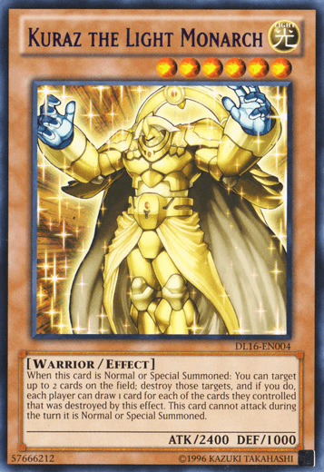 Kuraz the Light Monarch (Purple) [DL16-EN004] Rare - POKÉ JEUX