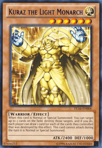 Kuraz the Light Monarch (Purple) [DL16-EN004] Rare - POKÉ JEUX