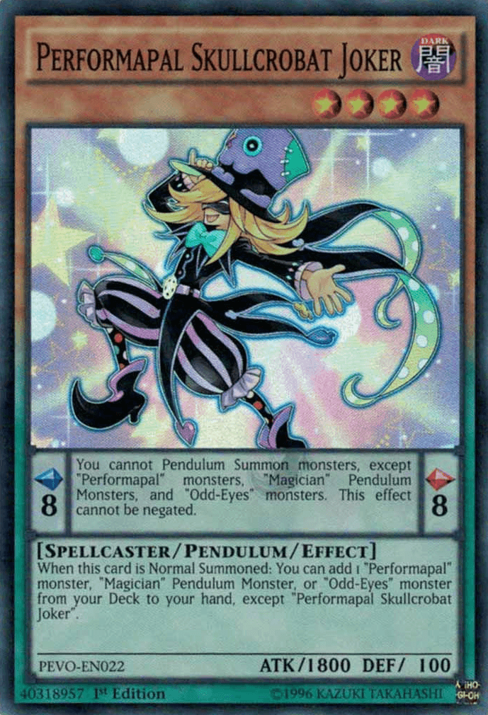Performapal Skullcrobat Joker [PEVO-EN022] Super Rare - POKÉ JEUX