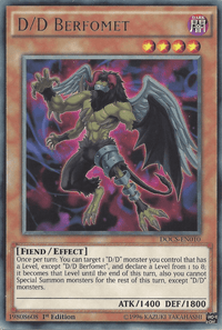 D/D Berfomet [DOCS-EN010] Rare - POKÉ JEUX