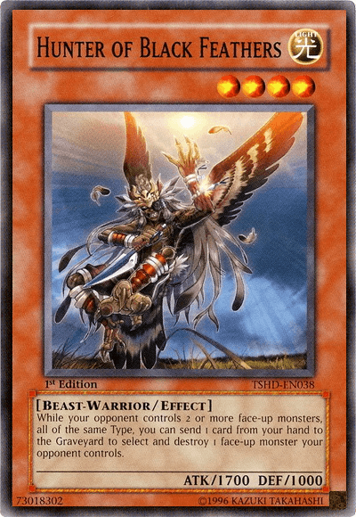 Hunter of Black Feathers [TSHD-EN038] Common - POKÉ JEUX