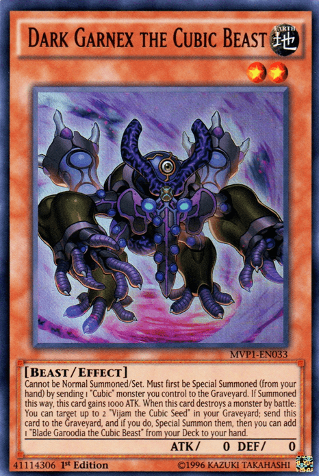 Dark Garnex the Cubic Beast [MVP1-EN033] Ultra Rare - POKÉ JEUX