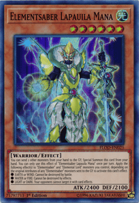 Elementsaber Lapauila Mana [FLOD-EN025] Super Rare - POKÉ JEUX