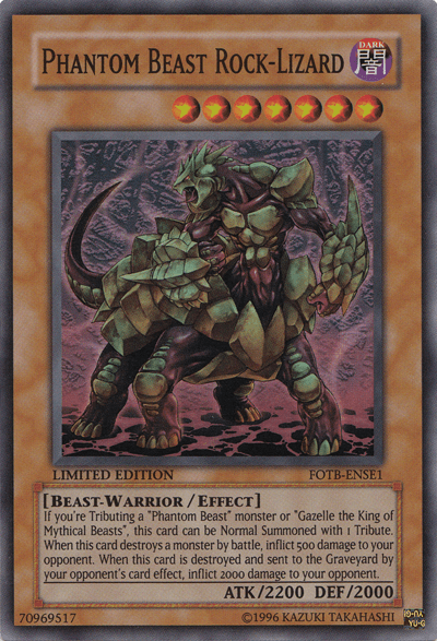 Phantom Beast Rock-Lizard [FOTB-ENSE1] Super Rare - POKÉ JEUX
