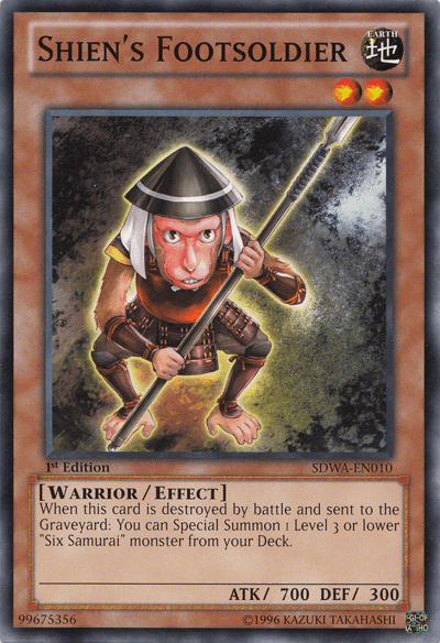 Shien's Footsoldier [SDWA-EN010] Common - POKÉ JEUX