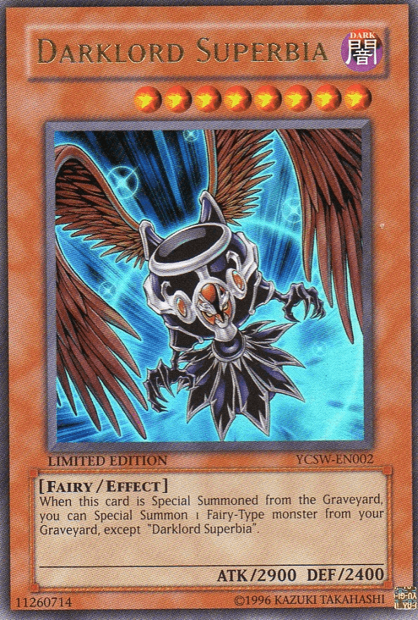 Darklord Superbia [YCSW-EN002] Ultra Rare - POKÉ JEUX