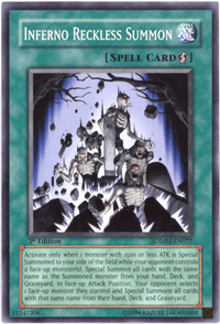 Inferno Reckless Summon [SDMM-EN027] Common - POKÉ JEUX