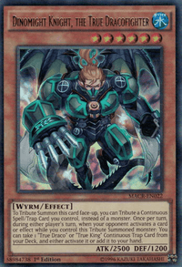 Dinomight Knight, the True Dracofighter [MACR-EN022] Ultra Rare - POKÉ JEUX