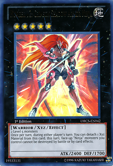Number 12: Crimson Shadow Armor Ninja [ORCS-EN042] Ultra Rare - POKÉ JEUX