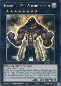 Number 22: Zombiestein [RATE-ENSE1] Super Rare - POKÉ JEUX