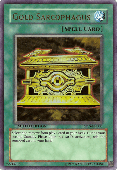 Gold Sarcophagus [SJCS-EN005] Super Rare - POKÉ JEUX