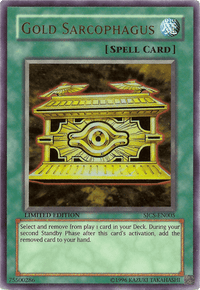 Gold Sarcophagus [SJCS-EN005] Super Rare - POKÉ JEUX