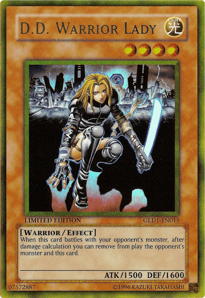 D.D. Warrior Lady [GLD1-EN015] Gold Rare - POKÉ JEUX