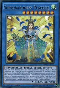 Shinobaroness Peacock [MP17-EN200] Rare - POKÉ JEUX