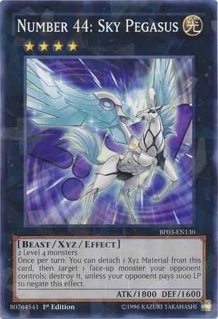 Number 44: Sky Pegasus [BP03-EN130] Shatterfoil Rare - POKÉ JEUX
