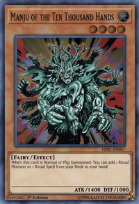 Manju of the Ten Thousand Hands [HISU-EN047] Super Rare - POKÉ JEUX