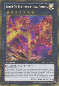 Number C6: Chronomaly Chaos Atlandis [PGLD-EN018] Gold Secret Rare - POKÉ JEUX