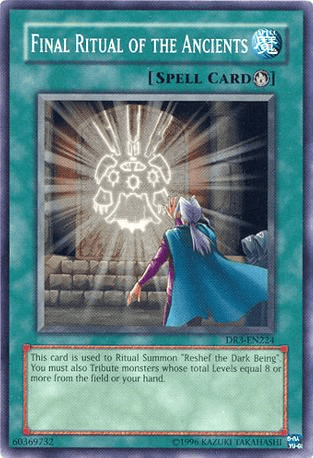 Final Ritual of the Ancients [DR3-EN224] Common - POKÉ JEUX