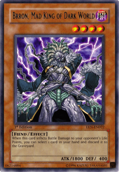 Brron, Mad King of Dark World [EEN-EN022] Rare - POKÉ JEUX