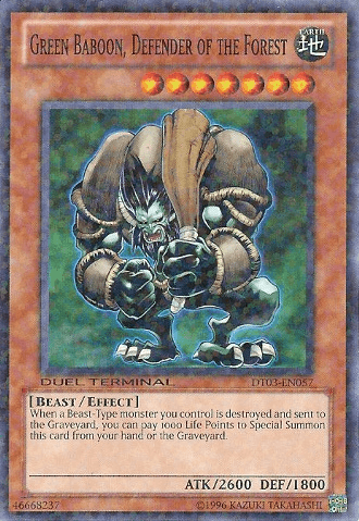 Green Baboon, Defender of the Forest [DT03-EN057] Common - POKÉ JEUX