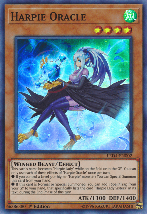 Harpie Oracle [LED4-EN002] Super Rare - POKÉ JEUX