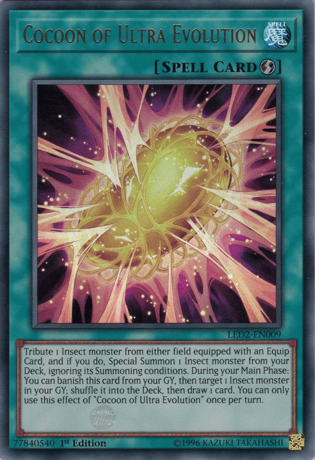 Cocoon of Ultra Evolution [LED2-EN009] Ultra Rare - POKÉ JEUX