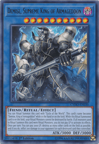 Demise, Supreme King of Armageddon [CYHO-EN030] Rare - POKÉ JEUX