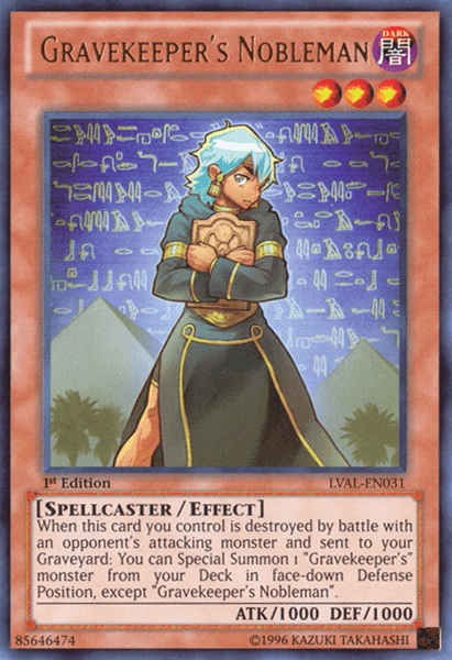 Gravekeeper's Nobleman [LVAL-EN031] Ultra Rare - POKÉ JEUX