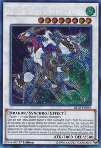Crystal Wing Synchro Dragon [BLLR-EN062] Secret Rare - POKÉ JEUX