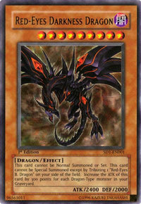 Red-Eyes Darkness Dragon [SD1-EN001] Ultra Rare - POKÉ JEUX