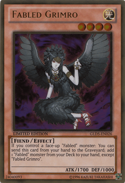 Fabled Grimro [GLD5-EN026] Gold Rare - POKÉ JEUX