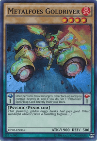 Metalfoes Goldriver [OP03-EN004] Super Rare - POKÉ JEUX