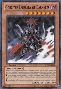 Gorz the Emissary of Darkness [BP01-EN014] Starfoil Rare - POKÉ JEUX