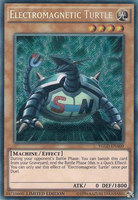 Electromagnetic Turtle [YGLD-ENA00] Secret Rare - POKÉ JEUX