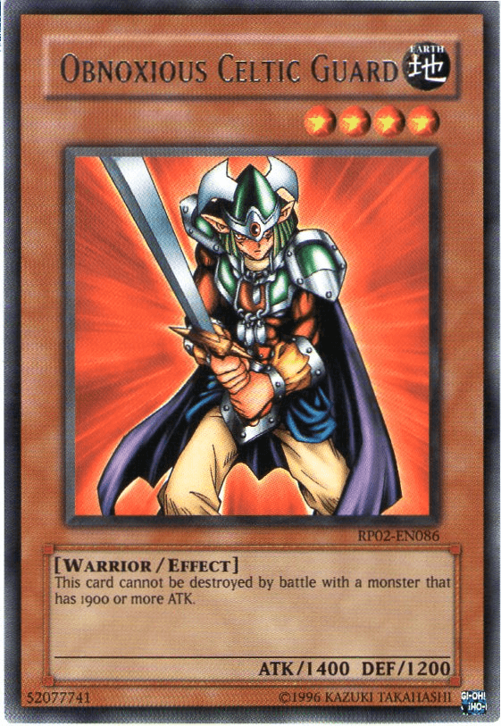 Obnoxious Celtic Guard [RP02-EN086] Rare - POKÉ JEUX