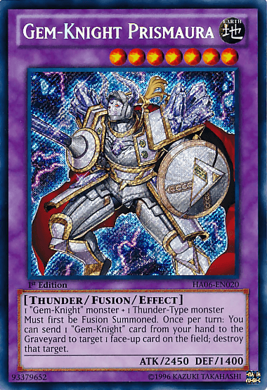 Gem-Knight Prismaura [HA06-EN020] Secret Rare - POKÉ JEUX