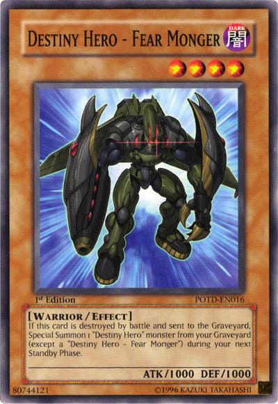 Destiny Hero - Fear Monger [POTD-EN016] Common - POKÉ JEUX