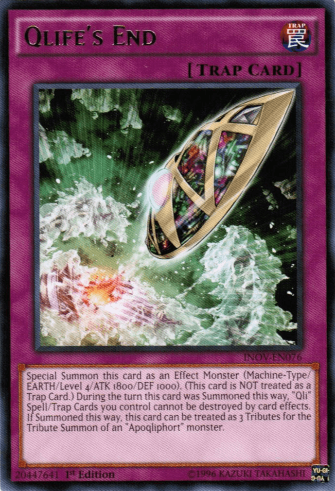 Qlife's End [INOV-EN076] Rare - POKÉ JEUX