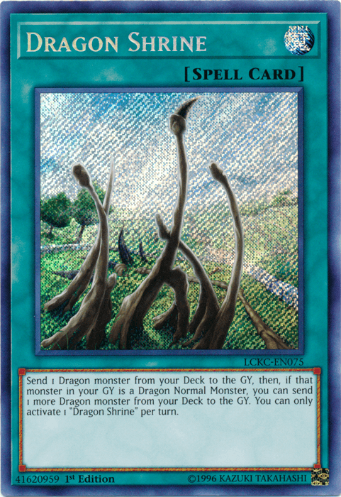 Dragon Shrine [LCKC-EN075] Secret Rare - POKÉ JEUX
