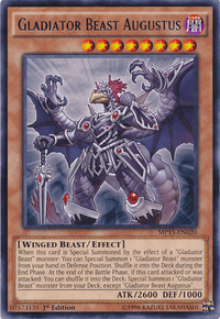 Gladiator Beast Augustus [MP15-EN020] Rare - POKÉ JEUX