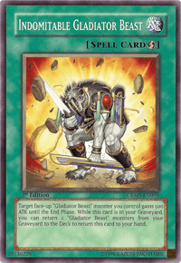 Indomitable Gladiator Beast [CRMS-EN056] Common - POKÉ JEUX