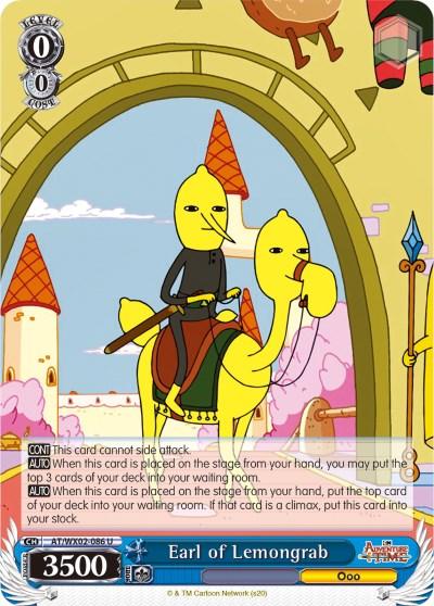 Earl of Lemongrab (AT/WX02-086 U) [Adventure Time] - POKÉ JEUX