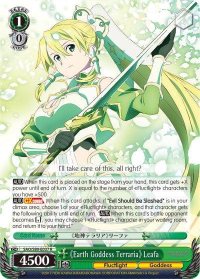 Earth Goddess Terraria Leafa (SAO/S80-E037 R) [Sword Art Online -Alicization- Vol.2] - POKÉ JEUX