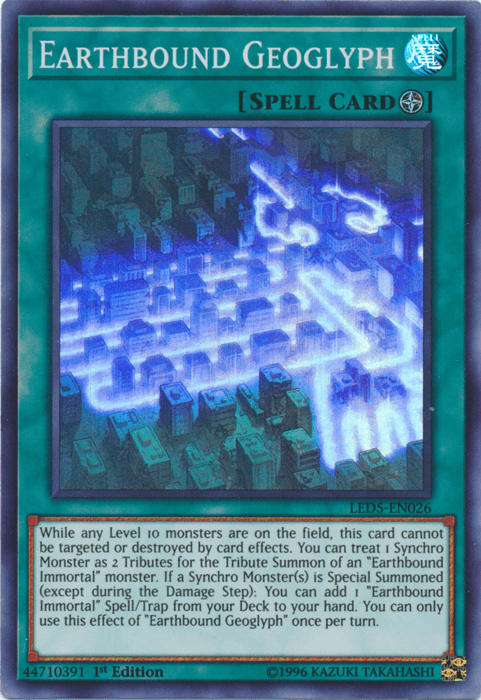 Earthbound Geoglyph [LED5-EN026] Super Rare - POKÉ JEUX