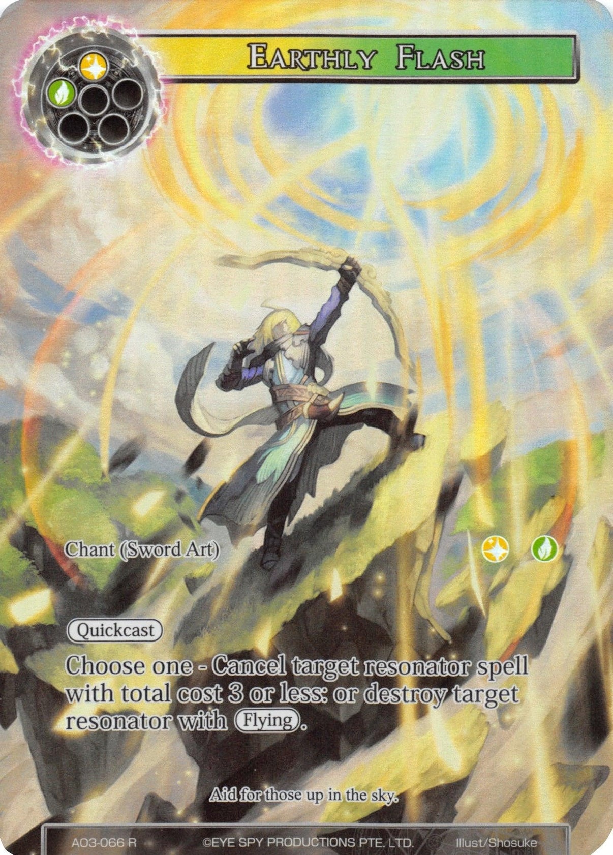 Earthly Flash (Full Art) (AO3-066) [Alice Origin III] - POKÉ JEUX