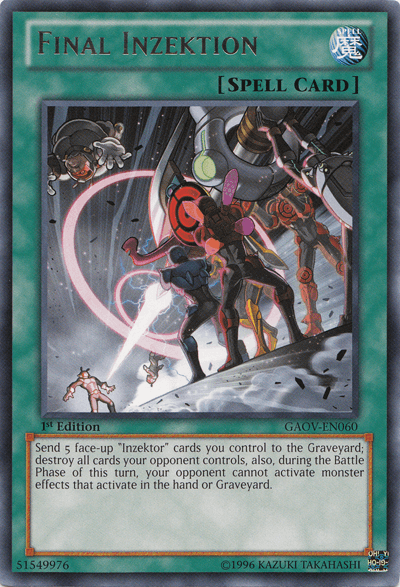 Final Inzektion [GAOV-EN060] Rare - POKÉ JEUX
