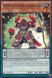 Superheavy Samurai General Coral [BOSH-EN011] Common - POKÉ JEUX